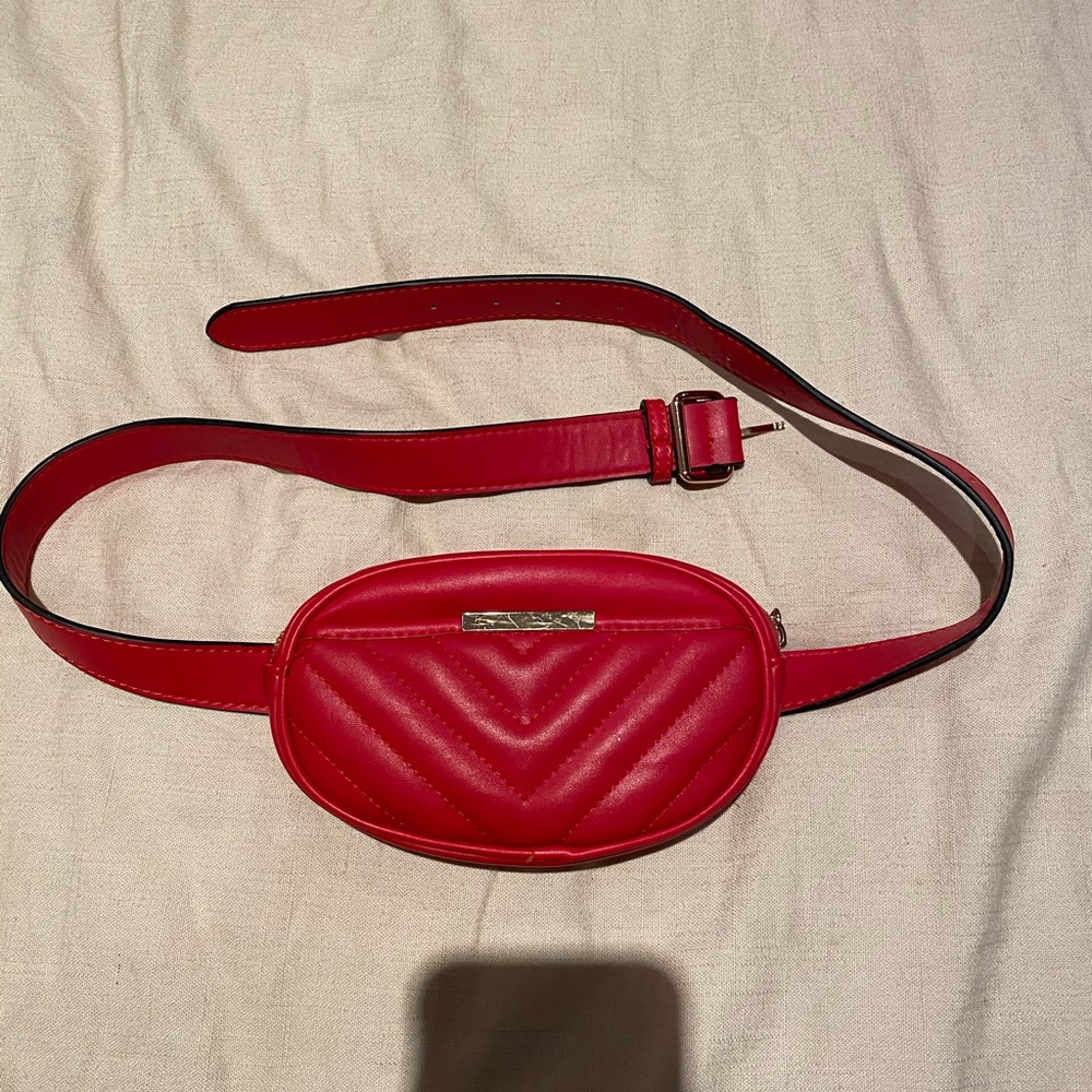 Leather waist bag